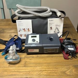 philips respironics remstar plus c-flex system one, sd card, bag, tubes & mask